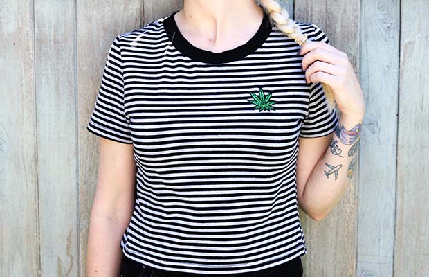 Miss Mary Jane Co Leaf Crop Top Reefer's Closet