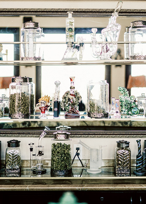 Cannabis in Big Mike's house