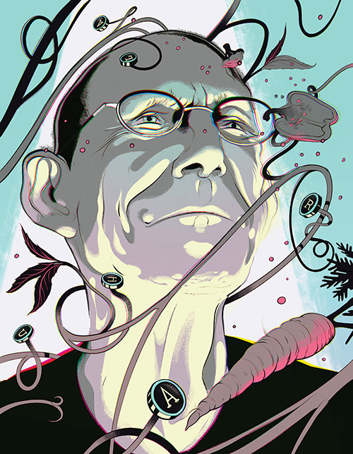 Michael Pollan Illustration Cannabis Now