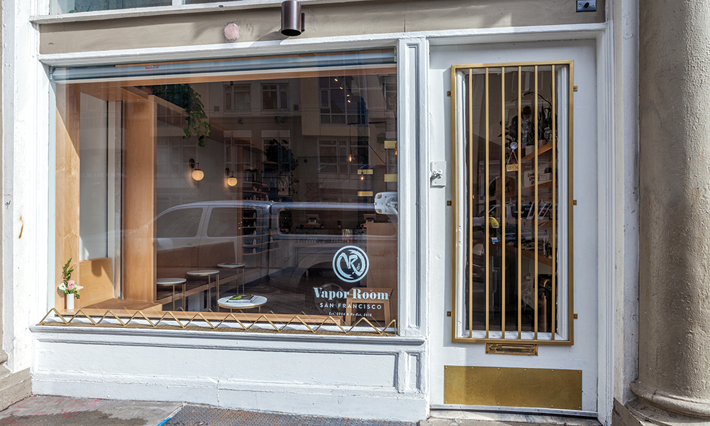 Vapor Room storefront 