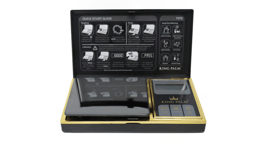 Gold Plated Weed Scale