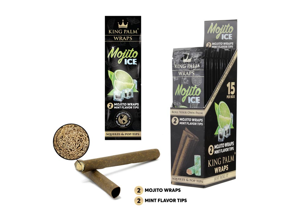 Mojito Ice Palm Leaf Wraps