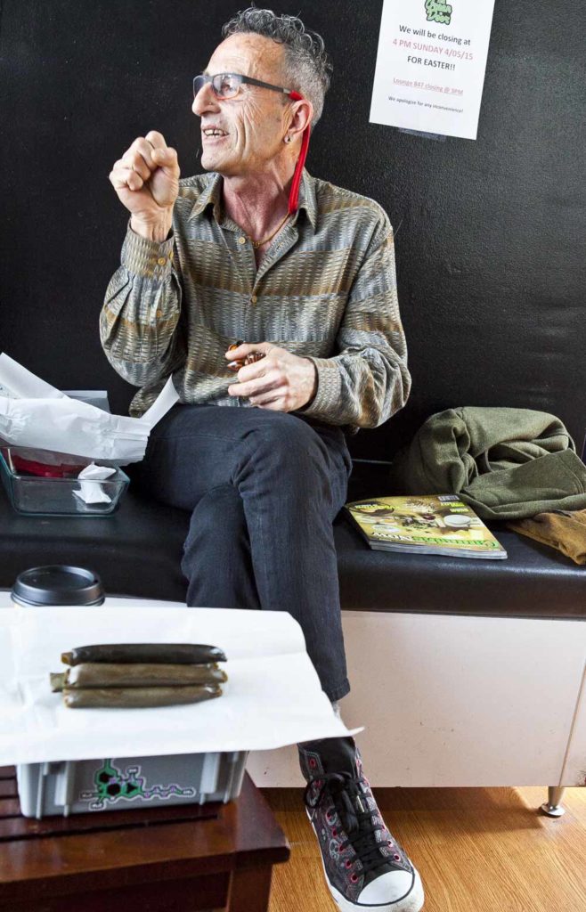 Frenchy Cannolli at Green Door in SF with Cannabis Now.