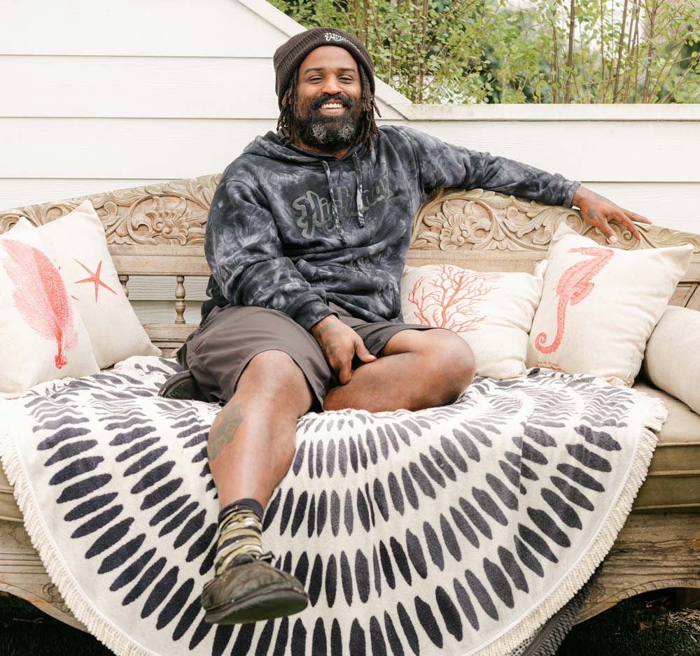 Ricky Williams at home for Cannabis Now interview