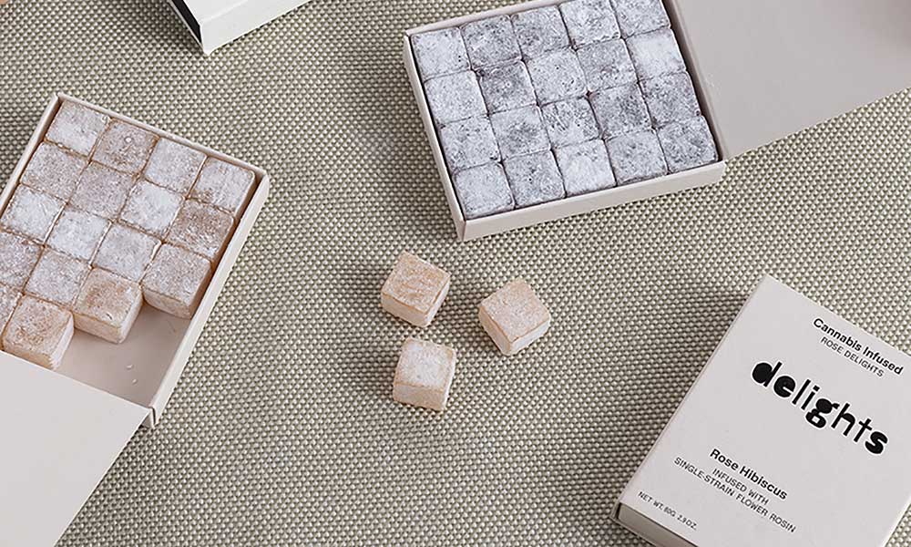 Rose Delights gourmet cannabis gummies