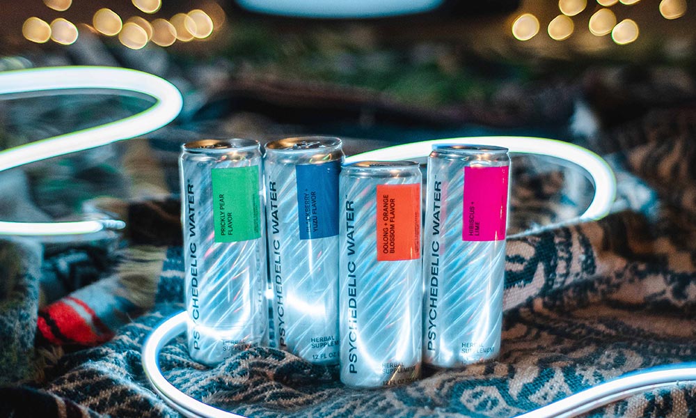 Psychedelic Water cans