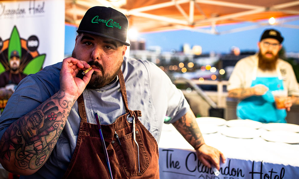 cannabis chef Derek Upton