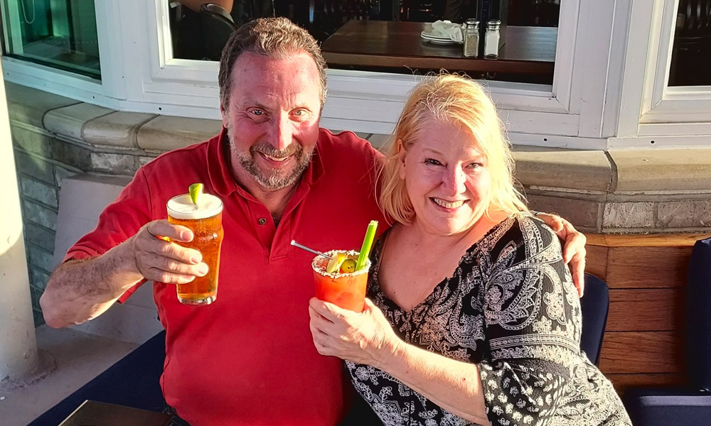 Craig Cesal with Cheri Sicard