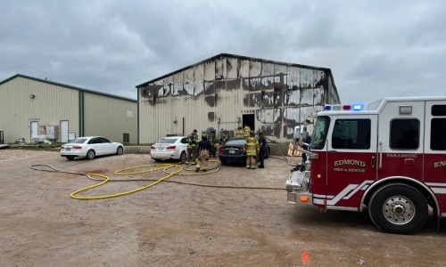 Two people hurt after fire breaks out at Oklahoma Marijuana processing facility