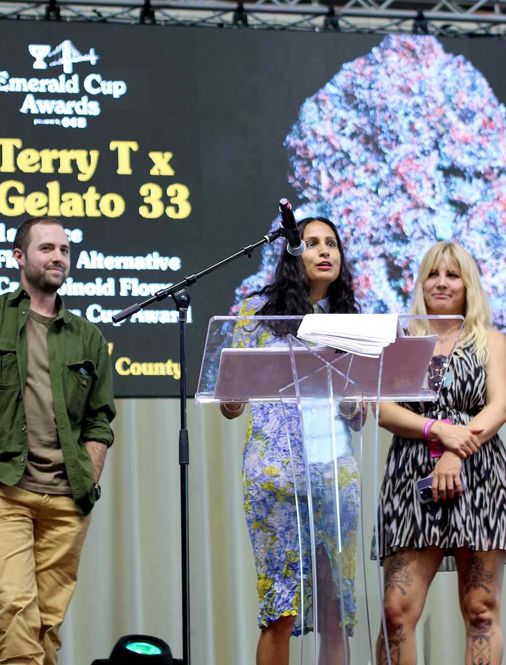 Pure Beauty’s Terry T X Gelato win at the Emerald Cup Awards 2023