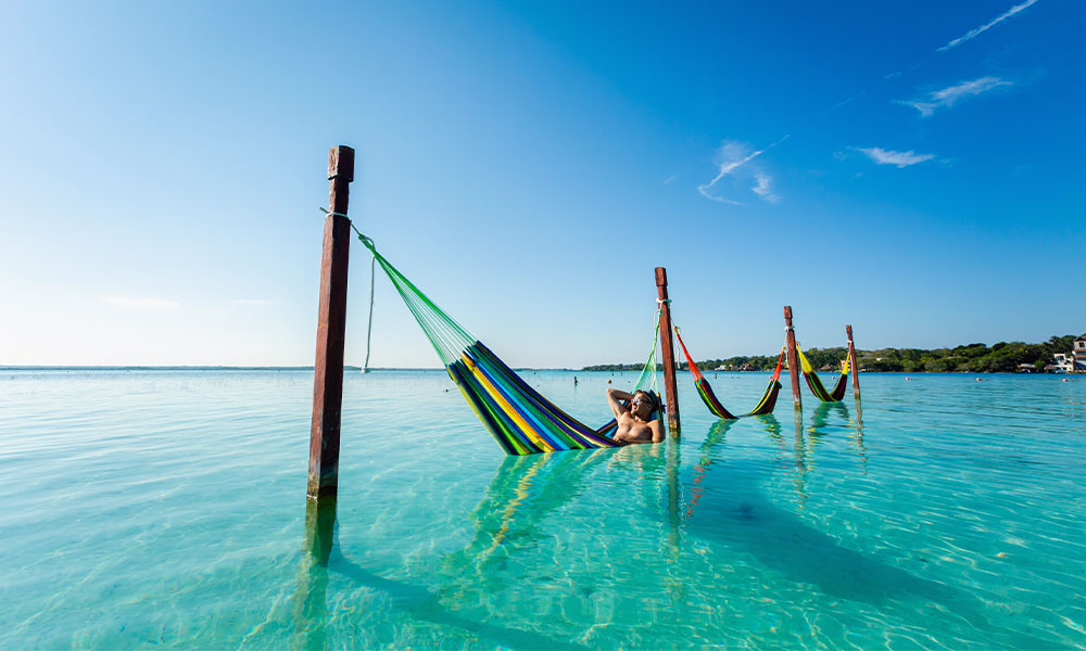 Bacalar lagoon, Mexico. Cannabis-Friendly Travel