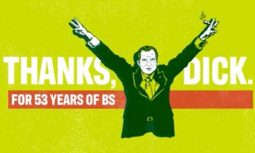 Cannabis Brand ironically thanks Richard Nixon for war on drugs