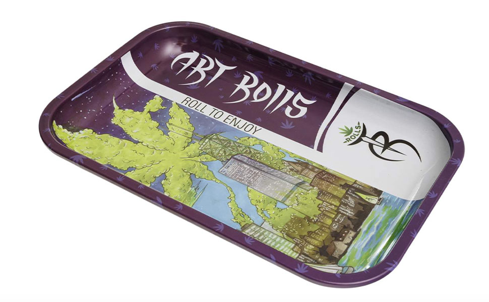 Art Rolls custom smoking tray accessory