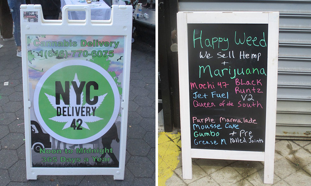 New York City cannabis crackdown