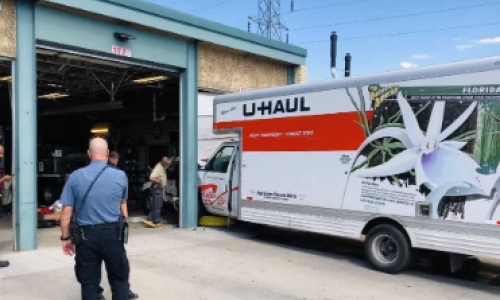 Truck filled with thousands of pounds of marijuana crashes into California fire station’s gates, police say