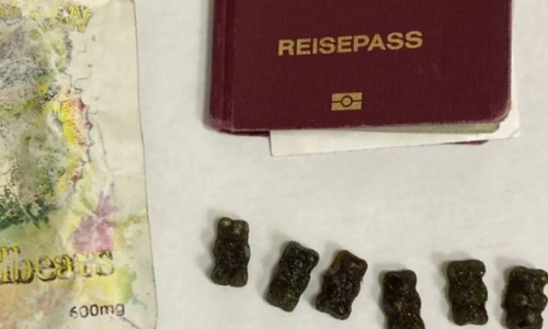 Russia arrests German for carrying Cannabis gummy bears