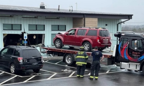  Vehicle Crashes into Cannabis Dispensary, Injuring Three
