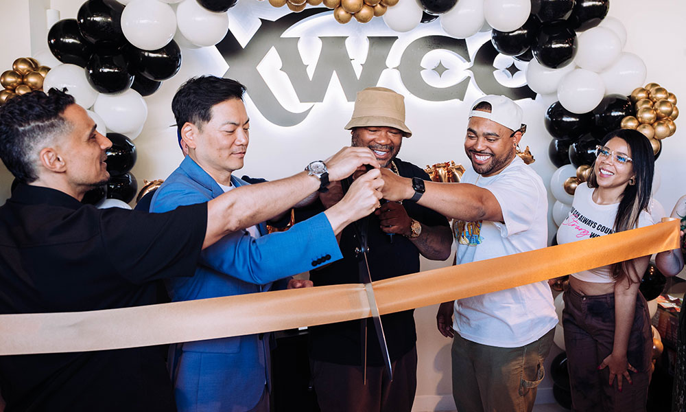 Xzibit cannabis store ribbon cutting ceremony