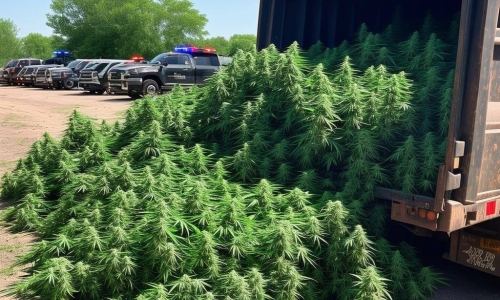 Multiple agencies seize illegal marijuana from Mead warehouse