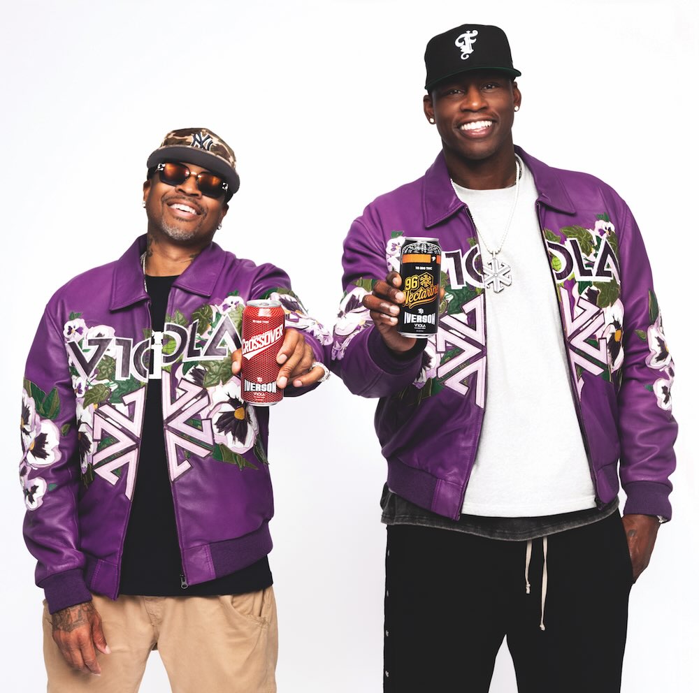 Al Harrington and Allen Iverson