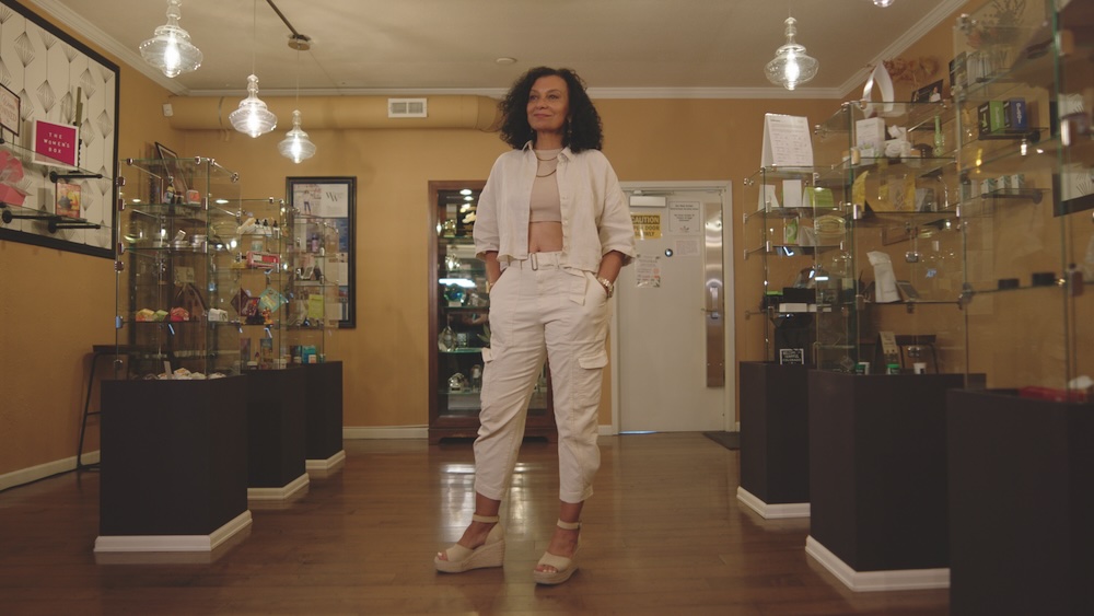 Wanda James at her Simply Pure Dispensary